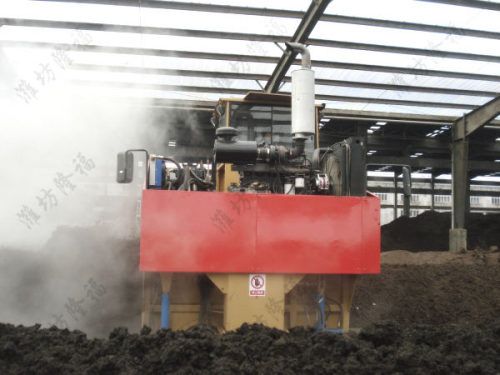 条垛式堆肥发酵